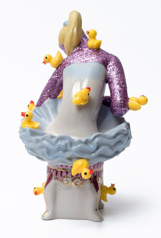 Ballerina Lenochka with Ducks