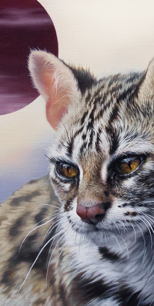 Deep Into The Woods / Leopard Cat by Yuko Montgomery