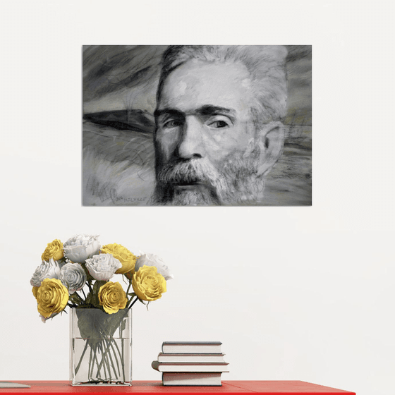 Portrait of H Melville