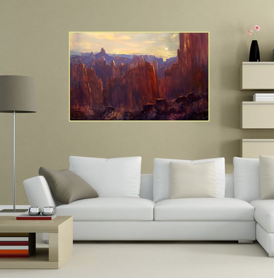 MY COLORADO. Large Painting.