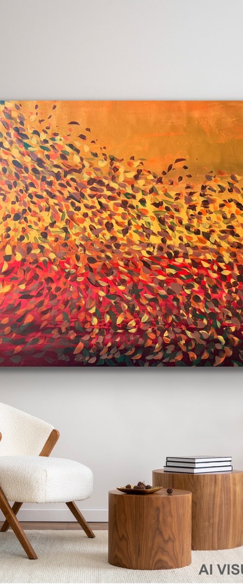 Dancing Leaves by Lina Verano