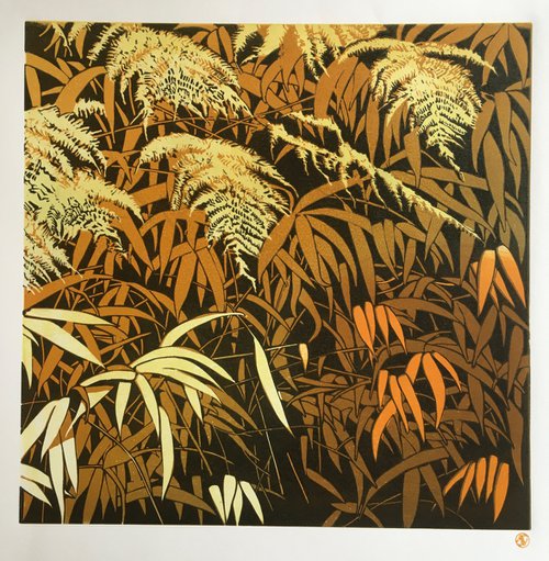 Autumn Ferns by Susan Noble