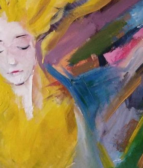 Woman in meditation