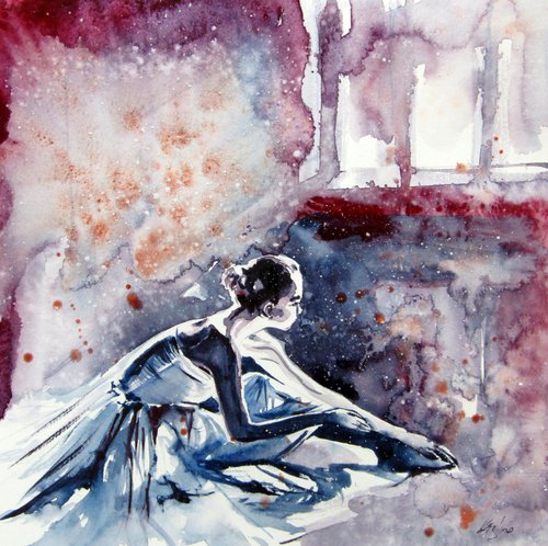 Resting ballerina by Kovács Anna Brigitta