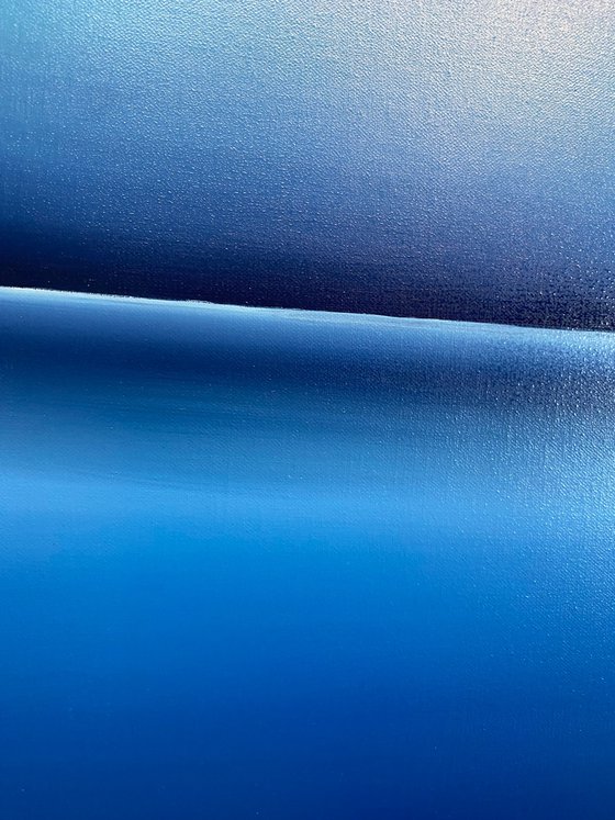 Blue Seascape Serenity - water, ocean