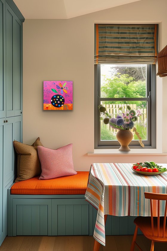 Polka dot still life