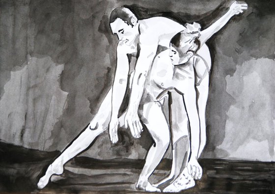 Contemporary dance III / 42 x 29.7 cm