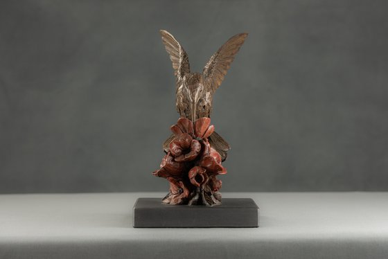 Hummingbird Bronze Resin