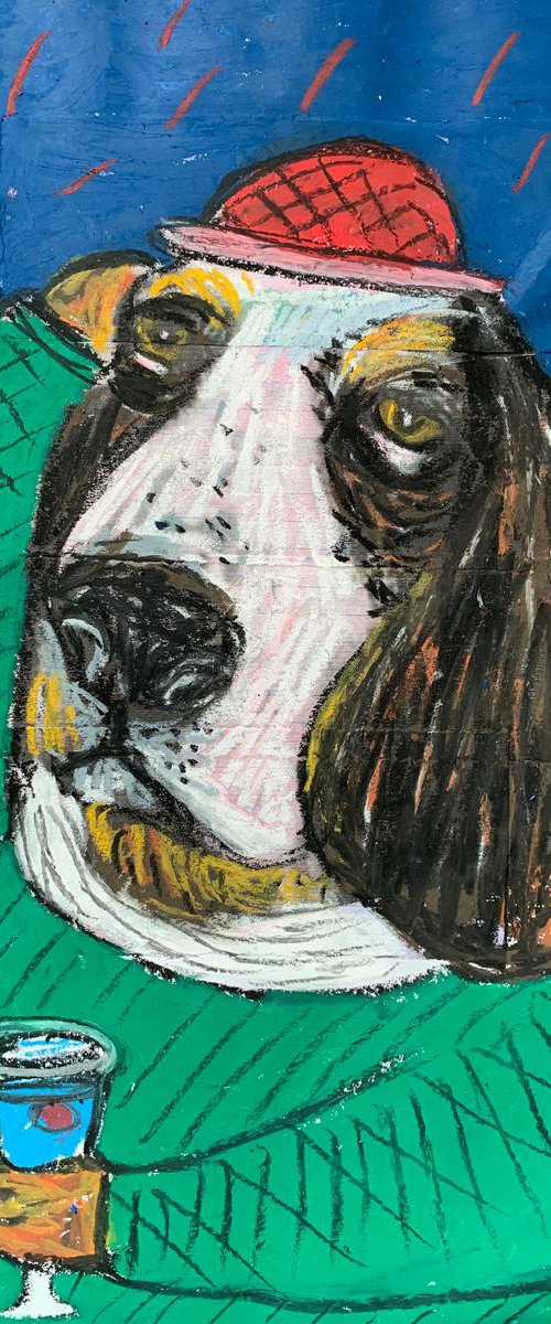 Drinking dog #28 by Pavel Kuragin