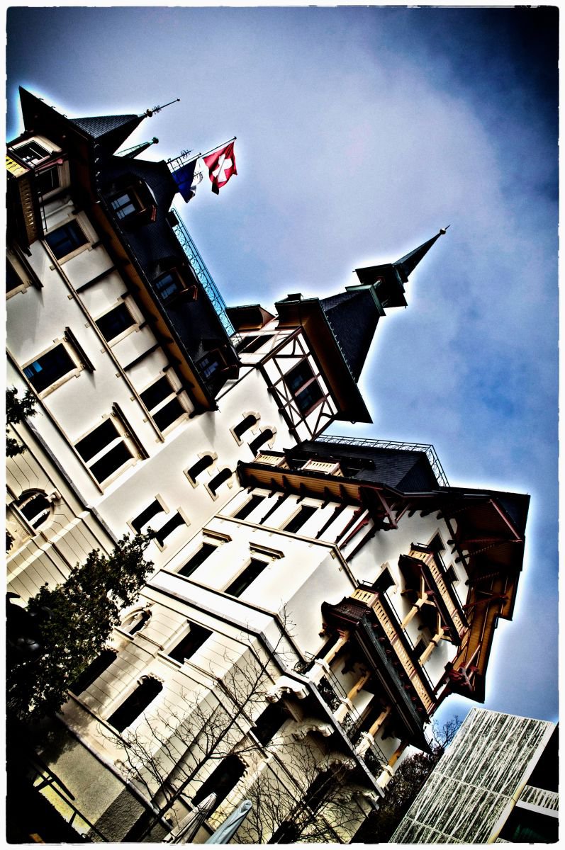 Impressionistic Cityscapes Photograph By Marc Ehrenbold, 30 X 40", Dolder : Old & New, Original Artwork