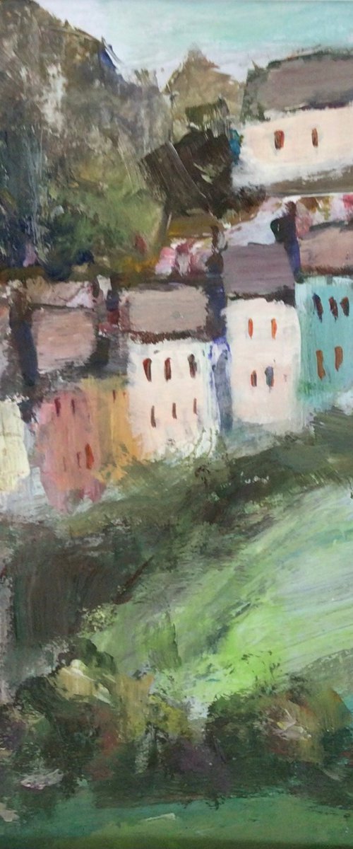 UP THE HILL LLANDEILO by Roma Mountjoy