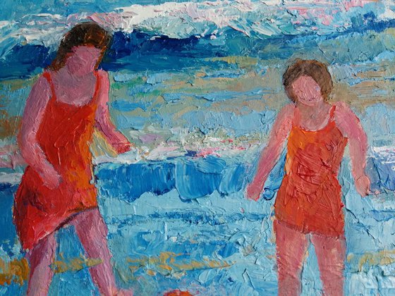 Sisters, seascape