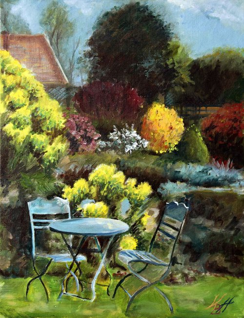 French garden by Katia Boitsova
