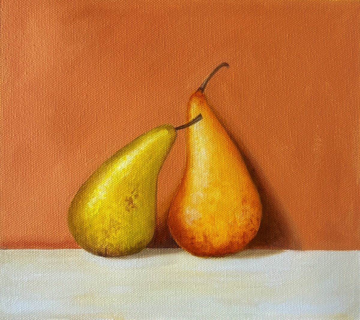 Photorealistic Still Life Oil Painting By Priyanka Singh, 9 X 8", A Pair, Original Artwork