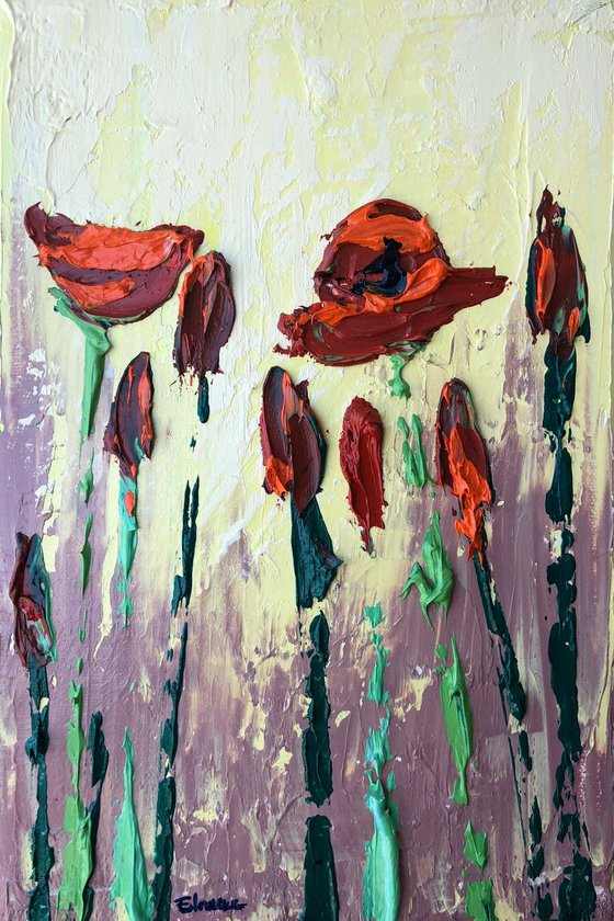 Flores para hoy (Triptych)