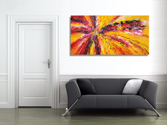 Yellow Red Abstraction E 6
