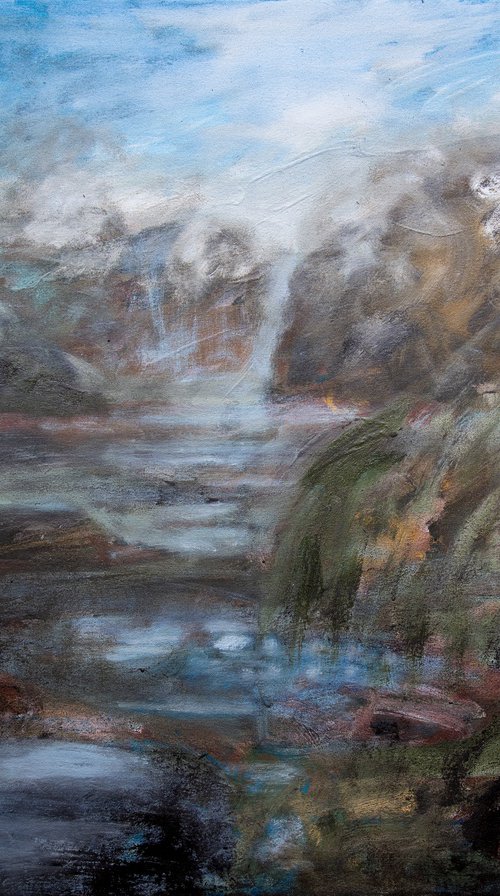 Low Tide, Rock Pools by Elizabeth Anne Fox