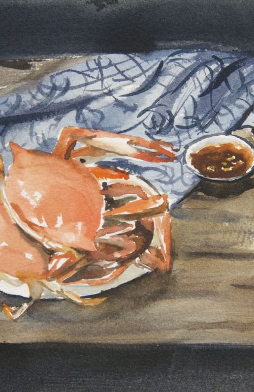 Cooked Crabs by Jing Chen