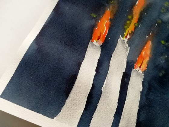 Candles painting