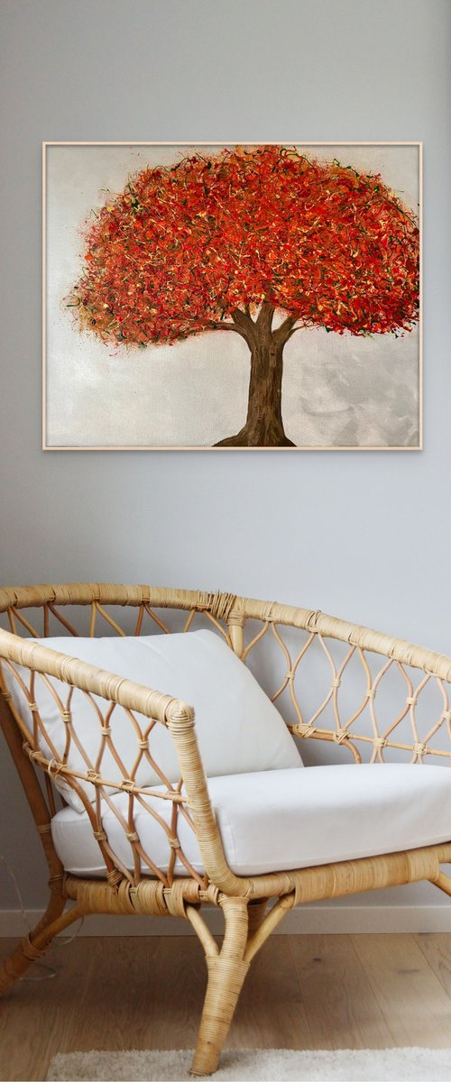 Autumn tree by Heather Matthews
