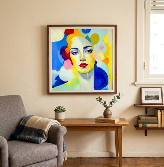 "Held In Light" - Female Portrait