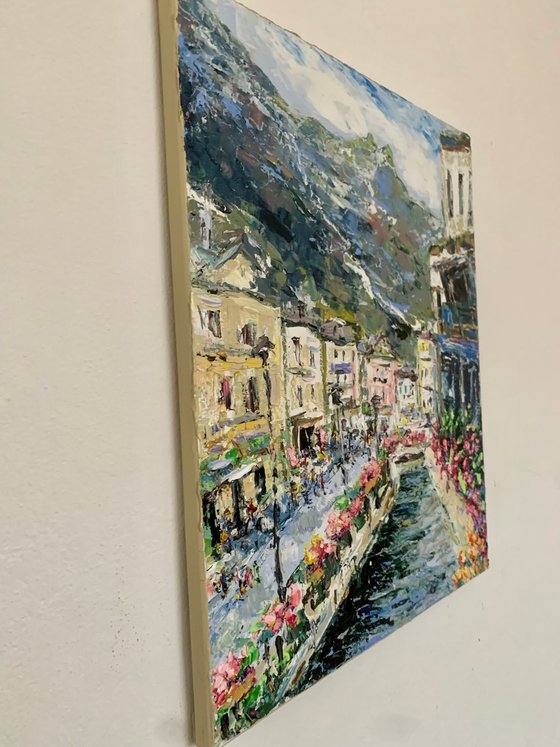 Chamonix town in France