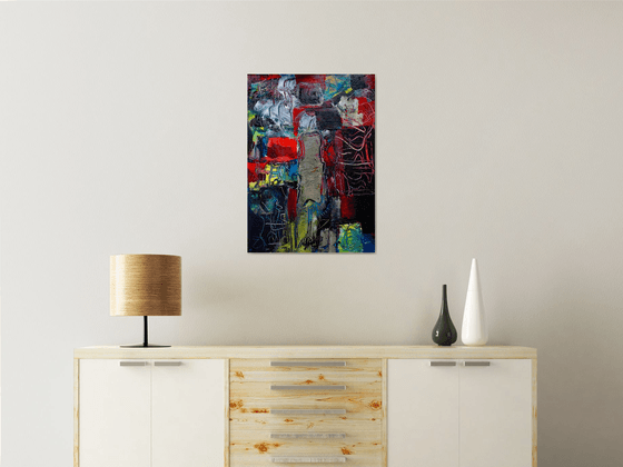 JEUNE FEMME GRAFFITIS