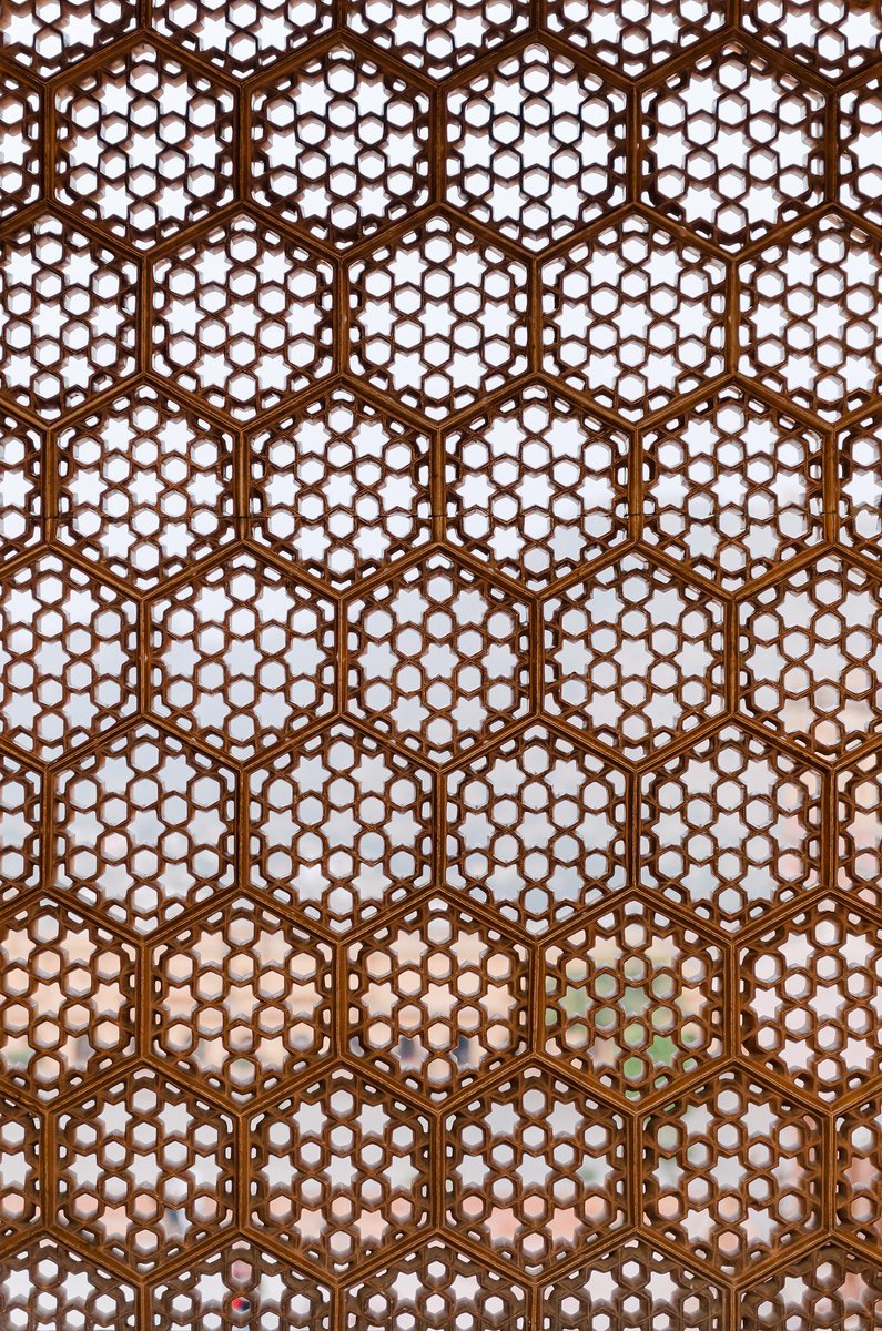 Geometric Photograph , Amer Fort, Jaipur V By Tom Hanslien, 60 X 90, Artwork For Sale On Artfinder