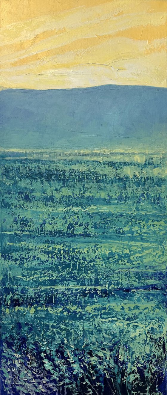Field at Sunrise B26 30x70cm