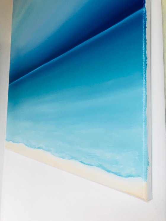 Summer - ocean, waves, skyline