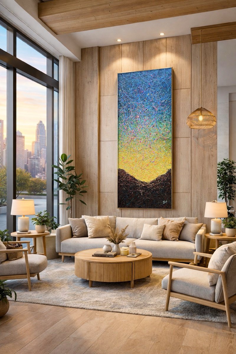  Silent Radiance By Bogdana Antoniuk, 33 X 83, Artwork For Sale On Artfinder