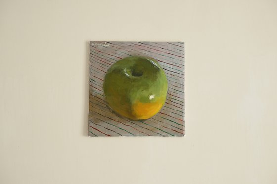 Portrait of an apple