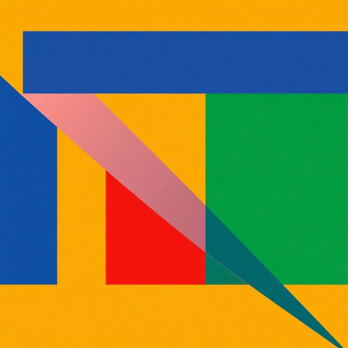 Abstract Giclee Print By Alessandro Butera, 35 X 35, Chromatic Dynamism, Original Artwork