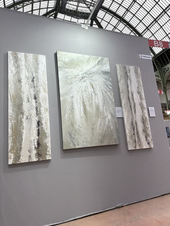 Diptych "Lithic Drift " second panel