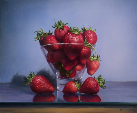 "Still life with strawberries"