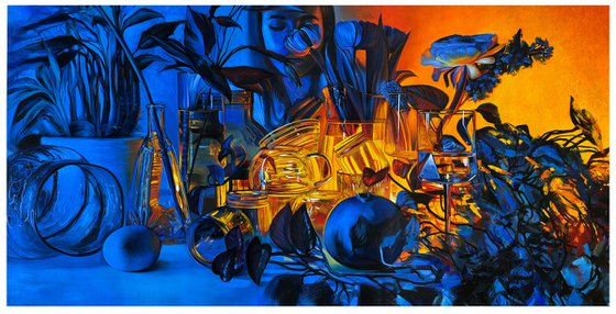 Day and night still life