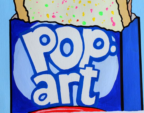 Pop (T)Art Painting On A4 Paper