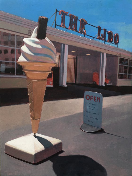 An Ice Cream at The lido