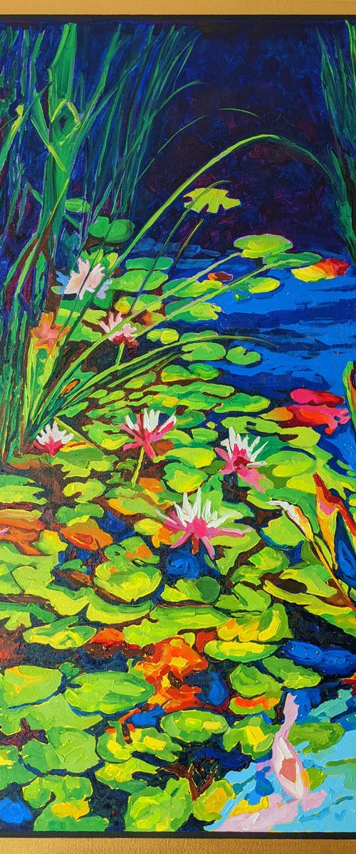 Lily pond by IrinaGoldenfish