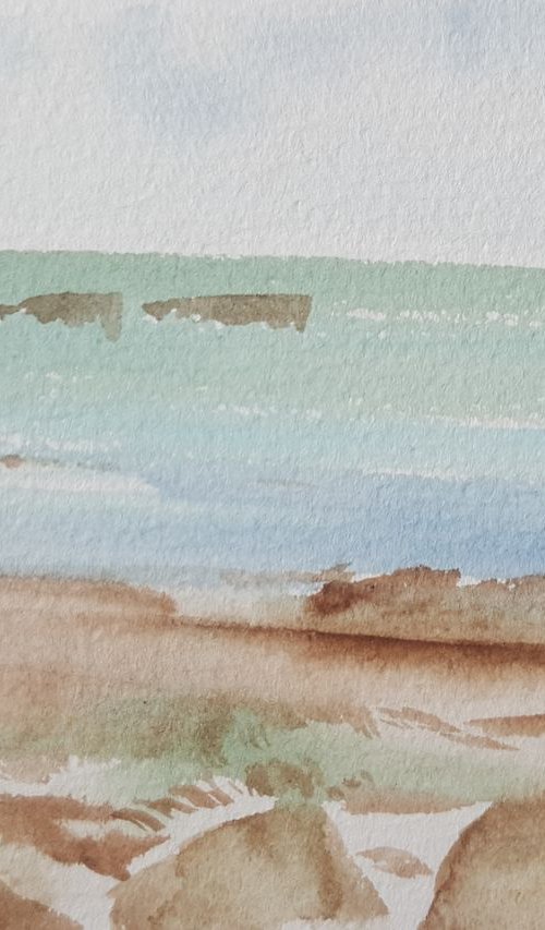 Sea sketch #3 by Mary Stubberfield