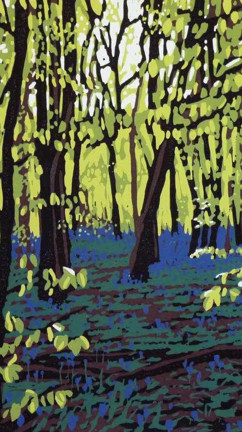 Bluebells on a Bright Day by Alexandra Buckle