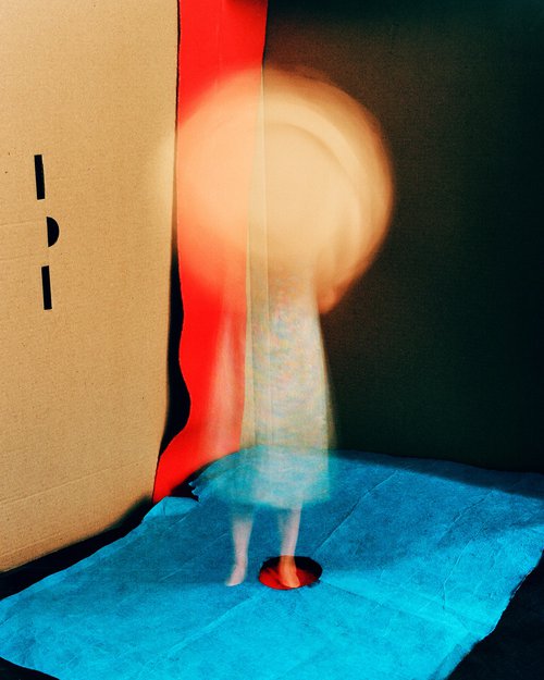 Cardboard light by Tania Serket