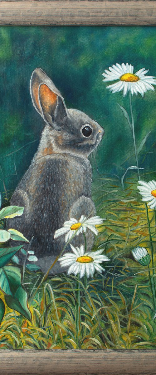 SMALL HARE (Small hare with big ears) by Vera Melnyk by Vera Melnyk