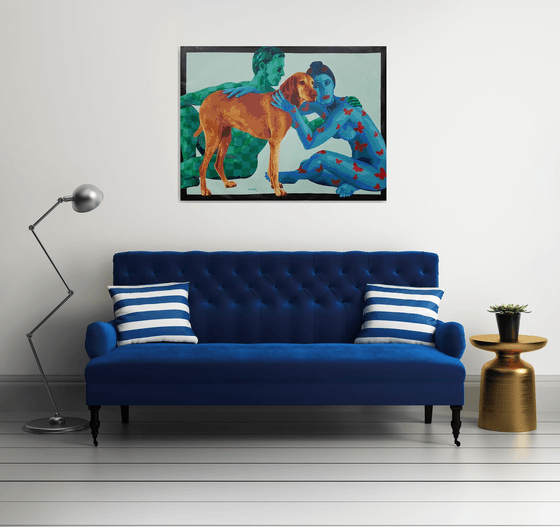 Couple and Dog 2
