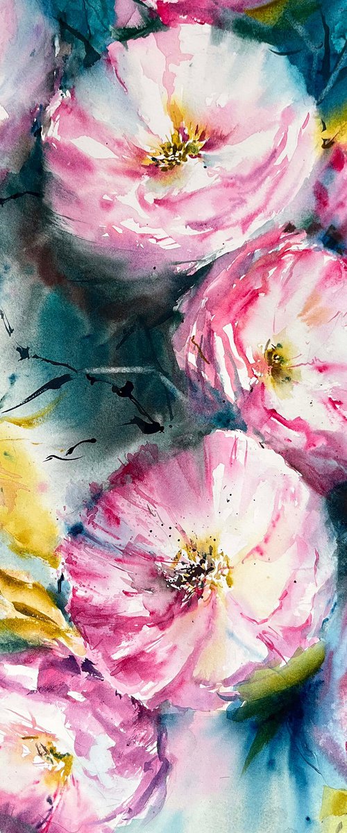 Blooming Sakura by Olga Koelsch