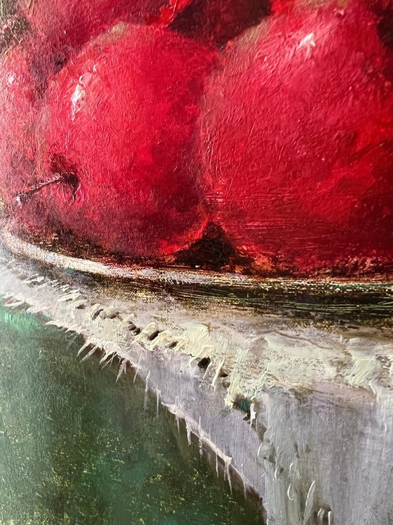 Red Apples on Table
