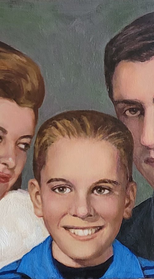 Commission Portraits of Mr. Frank's family by QI Debrah