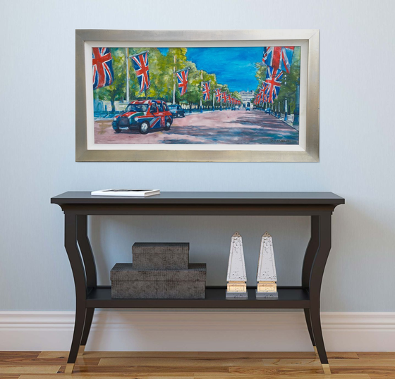 Union Jack celebrations in the Mall