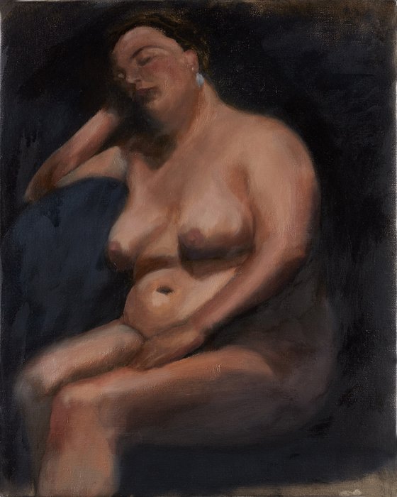 Seated Female Nude