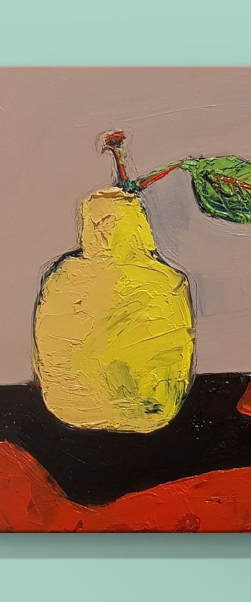 A yellow pear by Ritu